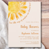Rays of Sunshine Twins Baby shower Kaart