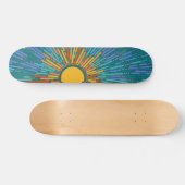 Rays of the Sun Persoonlijk Skateboard (Horizontaal)