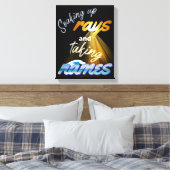 Rays opnemen en Names Summertime innemen Canvas Afdruk (Insitu (Slaapkamer))