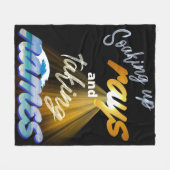 Rays opnemen en Names Summertime innemen Fleece Deken (Voorkant (Horizontaal))