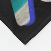 Rays opnemen en Names Summertime innemen Fleece Deken (Hoek)