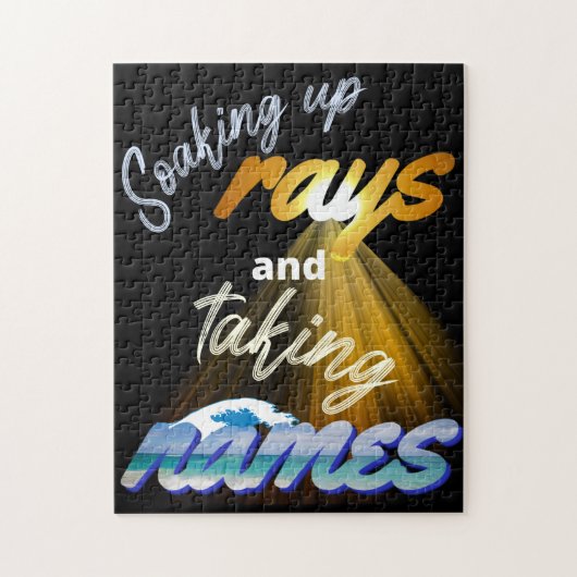 Rays opnemen en Names Summertime innemen Legpuzzel (Verticaal)