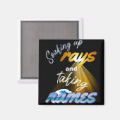 Rays opnemen en Names Summertime innemen Magneet (Voorkant / Achterkant)