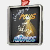 Rays opnemen en Names Summertime innemen Metalen Ornament (Links)
