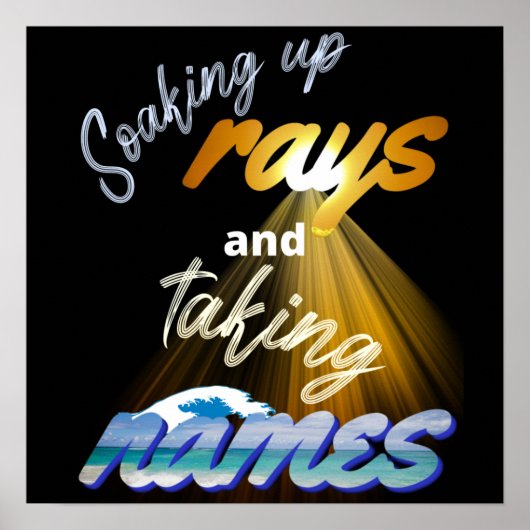 Rays opnemen en Names Summertime innemen Poster (Voorkant)