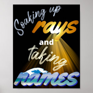 Rays opnemen en Names Summertime innemen Poster