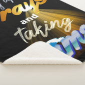 Rays opnemen en Names Summertime innemen Sherpa Deken (3/4)