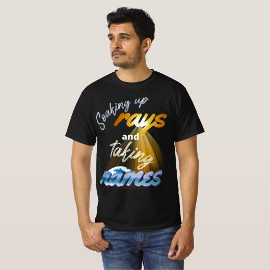 Rays opnemen en Names Summertime innemen T-shirt (Voorkant volledig)