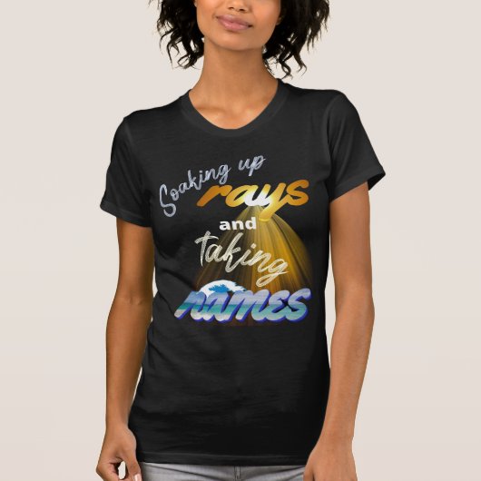 Rays opnemen en Names Summertime innemen T-shirt (Voorkant)