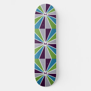 Rays Pattern aangepaste initiaal skateboards