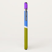 Rays Pattern aangepaste monogram-hoesjes Case-Mate iPhone Case (Achterkant/links)