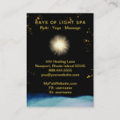 *~* Rays Stars Light Healing Universe Energy Visitekaartje (Achterkant)
