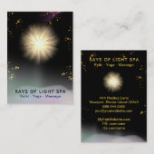 *~* Rays Stars voor het genezen van lichte, univer Visitekaartje (Voorkant / Achterkant)
