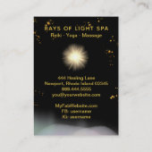 *~* Rays Stars voor het genezen van lichte, univer Visitekaartje (Achterkant)