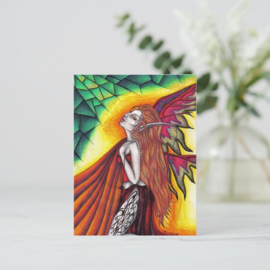 Rays van een Briefkaart van de Emerald Sun (Staand voorkant)