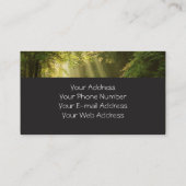 Rays van visitekaartje voor zonneschermen (Achterkant)