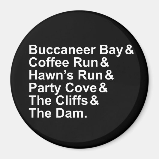 Raystown Lake Hangouts Magnet (Voorkant)