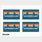Raystown Lake Pennsylvania Cano Rechthoekige Sticker (Vel)
