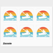 Raystown Lake Pennsylvania Kajak Vierkante Sticker (Vel)