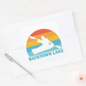 Raystown Lake Pennsylvania Kajak Vierkante Sticker (Envelop)
