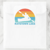 Raystown Lake Pennsylvania Kajak Vierkante Sticker (Tas)