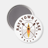Raystown Lake Pennsylvania kajakken souvenirs Magneet (Voorkant / Achterkant)