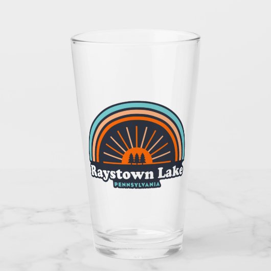 Raystown Lake Pennsylvania Rainbow Glas (Voorkant)