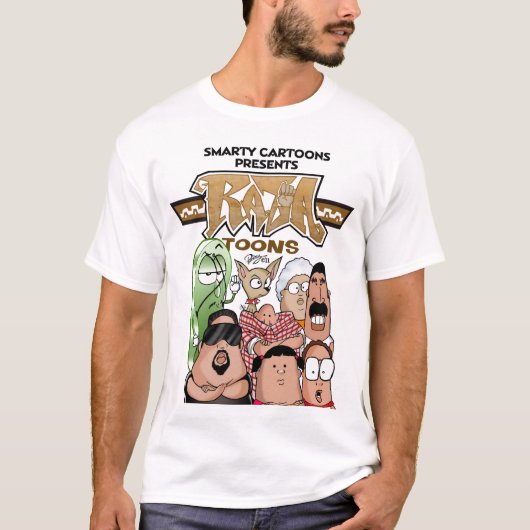 Raza Toons White Shirt (Voorkant)