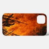 Razende brand Case-Mate iPhone case (Achterkant (horizontaal))