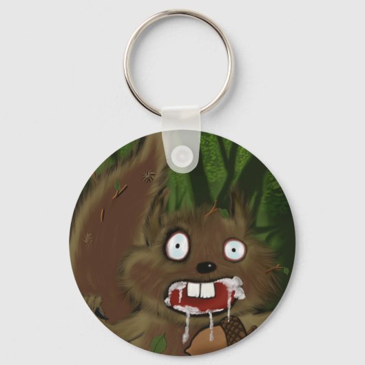 Razende eekhoorn sleutelhanger (Voorkant)