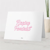 Razende feministische pop kaart (Achterkant)