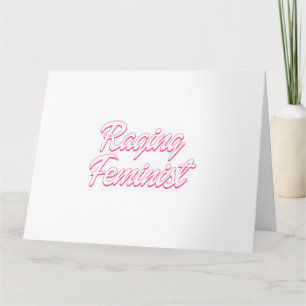Razende feministische pop kaart