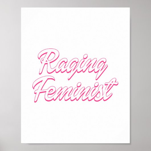 Razende Feministische Pop  Poster (Voorkant)