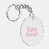 Razende Feministische Pop  Sleutelhanger (Voorkant Links)