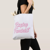 Razende feministische pop tote bag (Dichtbij)