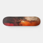 Razende Wrok Abstracte Kunst Persoonlijk Skateboard (Horizontaal)