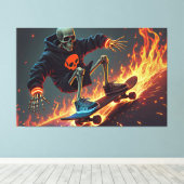 razendsnelle aftrap canvas afdruk (Insitu (Houten vloer))