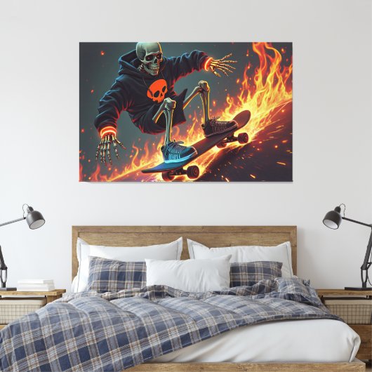 razendsnelle aftrap canvas afdruk (Insitu (Slaapkamer))