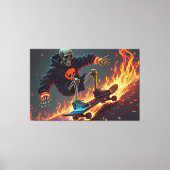 razendsnelle aftrap canvas afdruk (Voorkant)