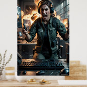 Razernij in de Firestorm Gamekamer Poster (Keuken)