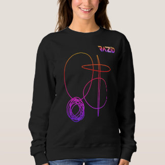 RAZID Abstracte Lijn Kunst Sweatshirt