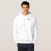 RAZID Arabische Quote Back Print Hoodie – Moderne (Voorkant volledig)