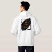RAZID Arabische Quote Back Print Hoodie – Moderne (Achterkant volledig)