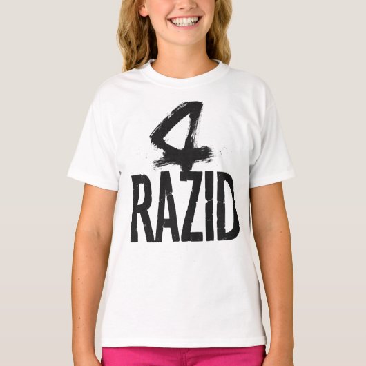 RAZID Contemporary Brush Logo T-Shirt (Voorkant)