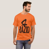 RAZID Gefragmenteerd Type – Abstracte Hedendaagse  T-shirt (Voorkant volledig)