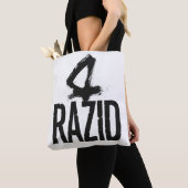 RAZID Minimal Brush Typography Tote Bag – Modern  (Dichtbij)