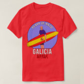 Razo Beach Galicia Spanje T-shirt (Design voorkant)