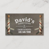 Razor Appointment Barber Hair Stylist Afsprakenkaartje (Voorkant)