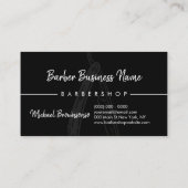 Razor Barber Coiffure Kapper Korting Loyalty Visitekaartje (Achterkant)