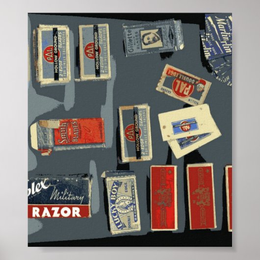 Razor Blade Brands Poster (Voorkant)